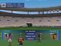 une photo d'Ã©cran de Coupe du Monde 98 sur Sony Playstation